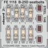 Eduard FE1118 1/48 B-25D seatbelts STEEL (REV)