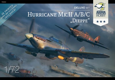 Arma Hobby 70054 Hurricane Mk.II a/b/c Dieppe DELUXE Set 2-in1 1/72