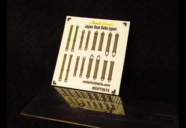 Metallic Details MDP72012 Japan seat belts WWII type 4 1/72