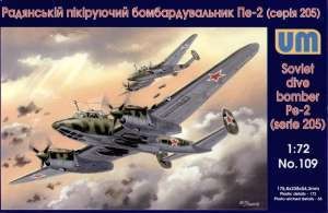 UniModel UMM-72109 Dive Bomber Pe-2 (205 series) 1/72