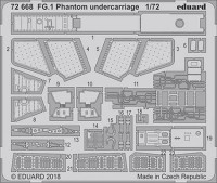 Eduard 72668 FG.1 Phantom undercarriage 1/72