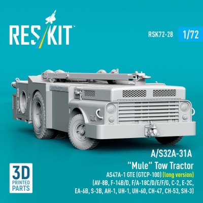 Reskit R72028 A/S32A-31A Tow Tractor AS47A-1 GTE (GTCP-100) 1/72