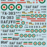 Print scale 48-114 Northrop F-5 Tiger II Part 2 (wet decals) 1/48