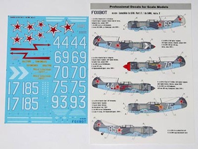Foxbot Decals FBOT48024 Lavochkin La-5FN part 2 1/48