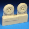 Barracuda Studios BCR72453 Supermarine Spitfire Five Slot Z-Block Mainwheels 1/72