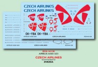 BOA 44138 Decals A-330-323 Czech Airlines (ZVE) 1/144