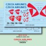 BOA 44138 Decals A-330-323 Czech Airlines (ZVE) 1/144