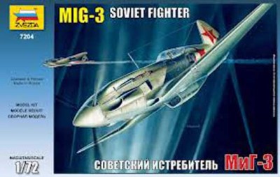 Звезда 7204 Самолет МиГ-3 1/72