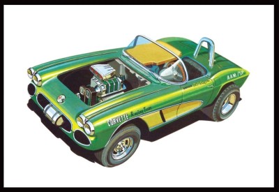 AMT 1318 1962 Chevy Corvette 1/25