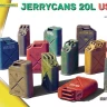 Miniart 24006 Jerrycans 20L US Type (12 pcs.) 1/24