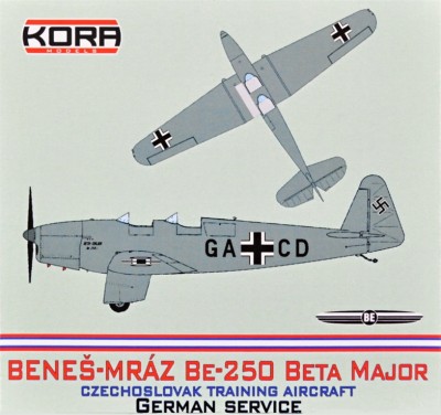 Kora Model 72228 Be-250 Beta Major (German Service) 1/72