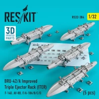Reskit 32384 BRU-42/A Improved Triple Ejector Rack (ITER) 1/32