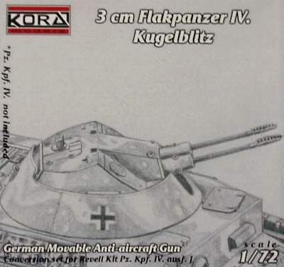 Kora Model C7204 3cm Flakp.IV Kugelblitz 1/72