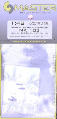 Master AM-48-145 1/48 German 30mm autocannon MK 103