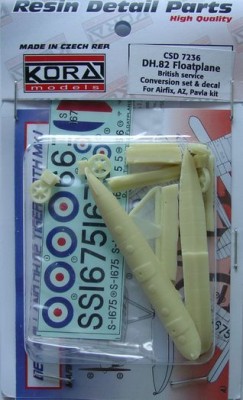 Kora Model CSD7236 DH.82 Floatplane - Conv.set&amp;decal (British) 1/72