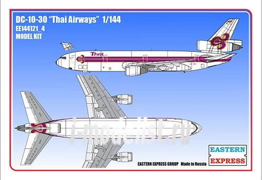 Восточный Экспресс 144121-4 Авиалайнер DC-10-30 Thai Air 1/144