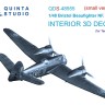 Quinta Studio QDS-48555 Bristol Beaufighter NF.Mk.VI (Tamiya) (малая версия) 3D Декаль интерьера кабины 1/48