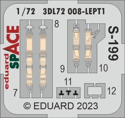 Eduard 3DL72008 S-199 SPACE (EDU) 1/72