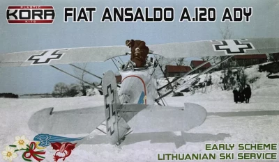 Kora Model PK72217 Fiat Ansaldo A.120 ADY (Lithuanian Ski Serv.) 1/72