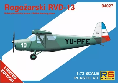 Rs Model 94027 Rogozarski RVD-13 (4x camo) 1/72