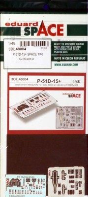 Eduard 3DL48004 1/48 P-51D-15+ SPACE 3D (EDU)