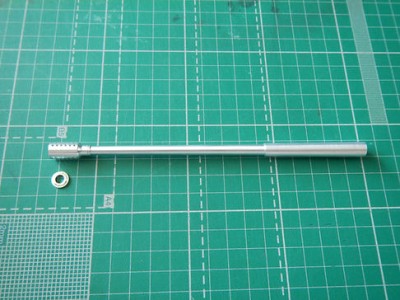 Model Gun MG-3562 Немецкая 128-мм пушка Pak 80 &quot;Ягдпантера 2&quot; (Amusing 35A011) и другие самоходки what if, перфорация в ряд (вид Б) 1/35