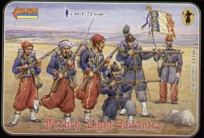 Strelets (specials) STR02472 French Light Infantry Crimean era 1/72