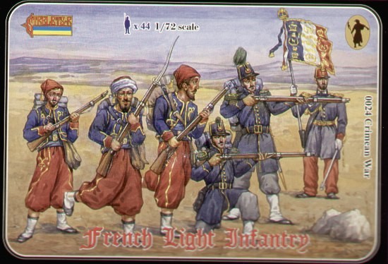 Strelets (specials) STR02472 French Light Infantry Crimean era 1/72