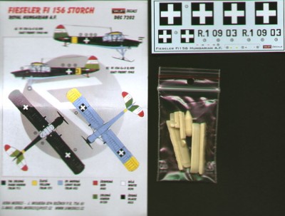 Kora Model DEC7202 Fi 156 Storch (Hungary AF service) декали декали 1/72