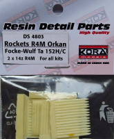 Kora Model DS4803 Rockets R4M Orkan FW TA-152H/C (2x 14 pcs.) 1/48