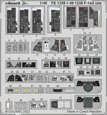 Eduard FE1239 F-14A late (TAM) 1/48
