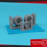 Armory ARAW72366 Sikorsky CH-34 Choctaw (Army version) / Westland Wessex wheels with weighted tyres "HBS, ITA, MTB, REV, TAM / universal 3D-Printed set 1/72