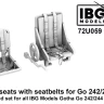 IBG Models U7259 Pilots seats for Go 242/244 (3D-Printed) 1/72