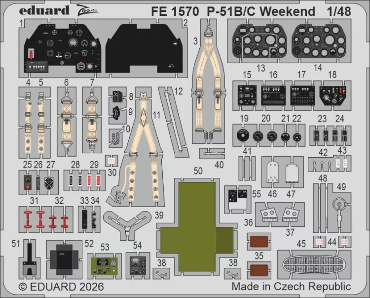 Eduard FE1570 P-51B/C Weekend (EDU) 1/48