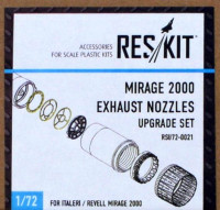 Reskit RSU72-0021 Mirage 2000 exhaust nozzles (ITA/REV) 1/72