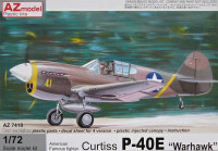 Az Model 74010 Curtiss P-40E Warhawk 'Over USA' 1/72