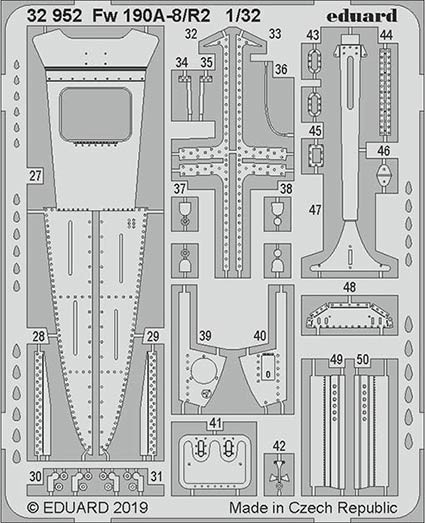 Eduard 32952 1/32 SET Fw 190A-8/R2 (REV)