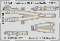 Eduard 33344 Hurricane Mk.IIb seatbelts STEEL (REV) 1/32