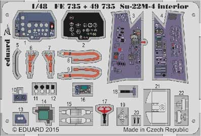 Eduard FE735 Su-22M-4 interior