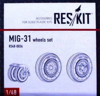 ResKit RS48-0036 MiG-31 wheels set (AMK,TRUMP) 1/48