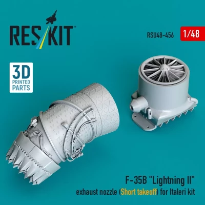 Reskit U48456 F-35B 'Lightning' exh.nozzle (Short takeoff) 1/48