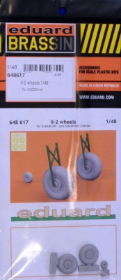 Eduard 648617 BRASSIN Il-2 wheels (ZVE) 1:48