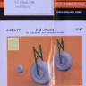 Eduard 648617 BRASSIN Il-2 wheels (ZVE) 1:48