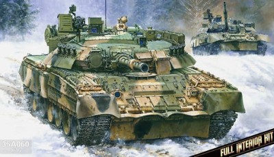 Amusing Model 35А060 Российский основной боевой танк Т-80У с полным интерьером 1/35