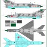 Model Maker Decals D72107 Mikoyan MiG-21 Around The World 1/72
