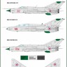 Model Maker Decals D72107 Mikoyan MiG-21 Around The World 1/72