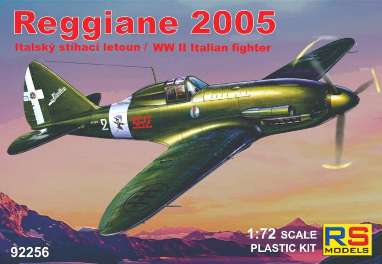 Rs Model 92256 Reggiane Re2005 (3x camo Italy, ANR) 1/72
