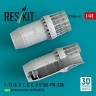 Reskit U48453 F-15 (A,B,C,D,E,J) open exh. nozzles (REV) 1/48