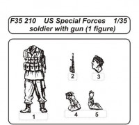 CMK F35210 US Special Forces soldier with gun (1 fig. ) 1/35