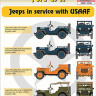 Hm Decals HMDT35032 1/35 Decals J.Willys MB/Ford GPW in USAAF service